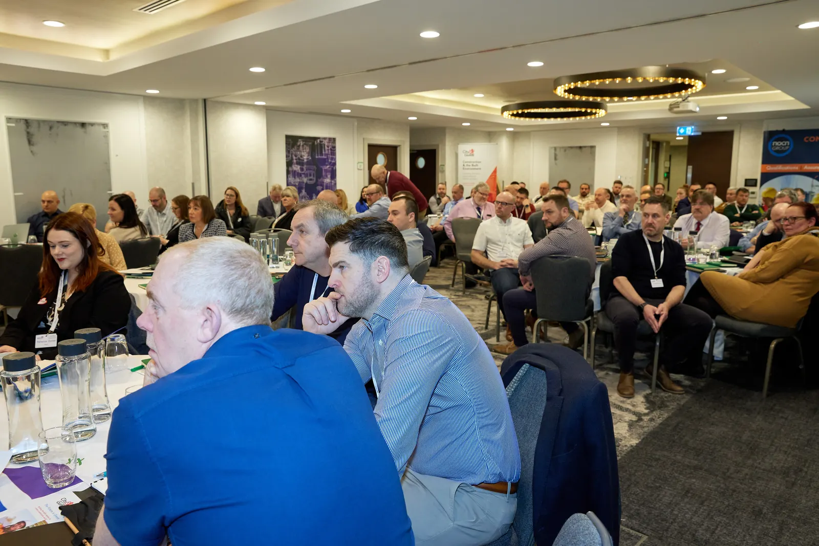 Full conference room of delegates at an annual conference in Manchester