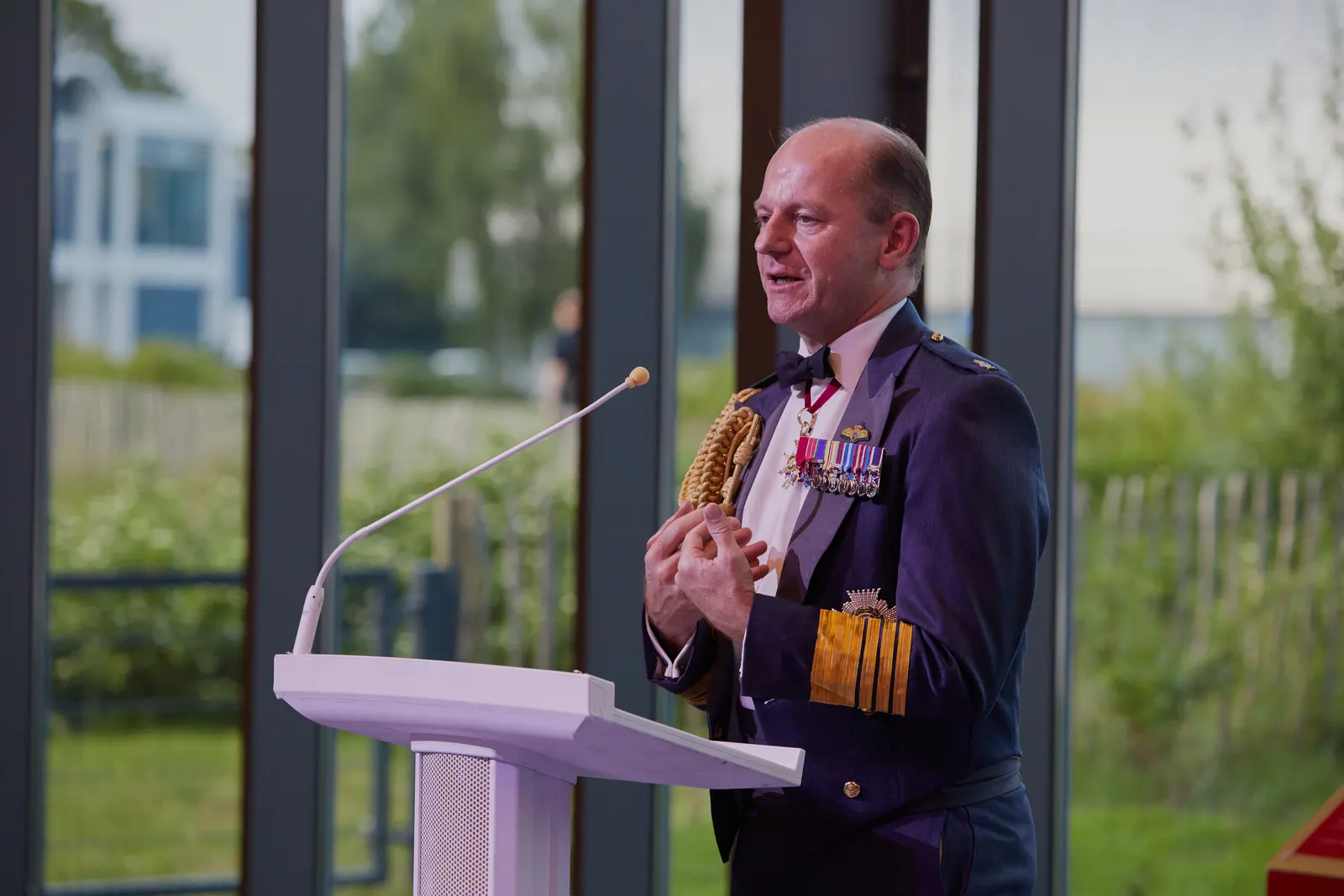 After-dinner speech at a black-tie gala