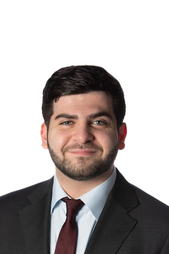 Studio headshot from an on-site mobile studio