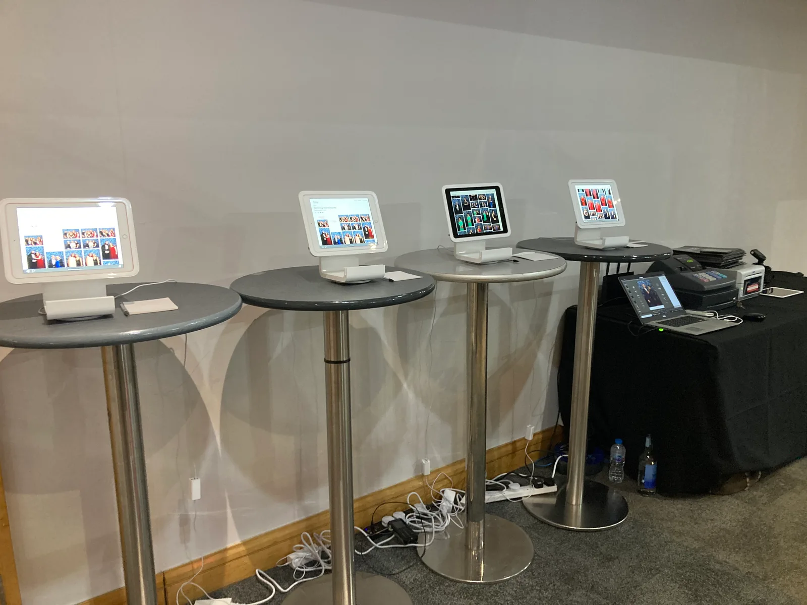 Guests browse and buy their photos on iPad kiosks at an ICC Birmingham awards night